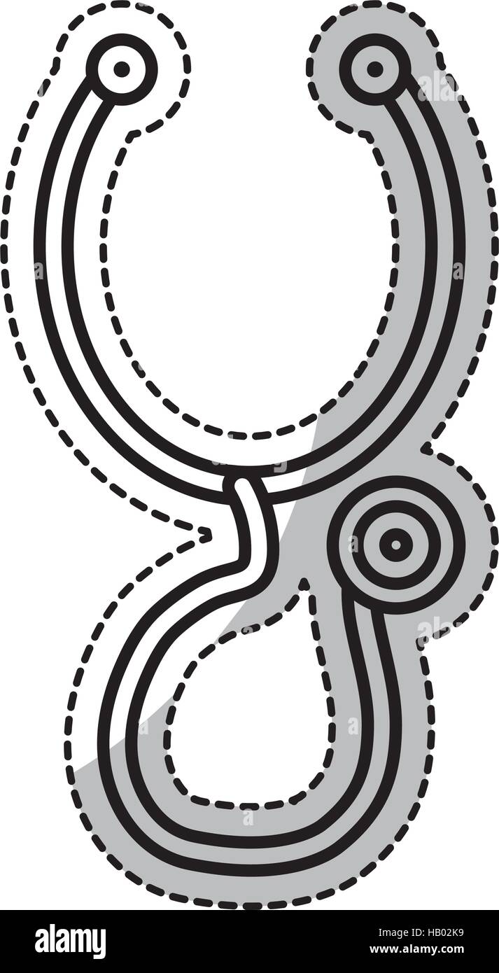 stethoscope medical icon image vector illustration design Stock Vector ...