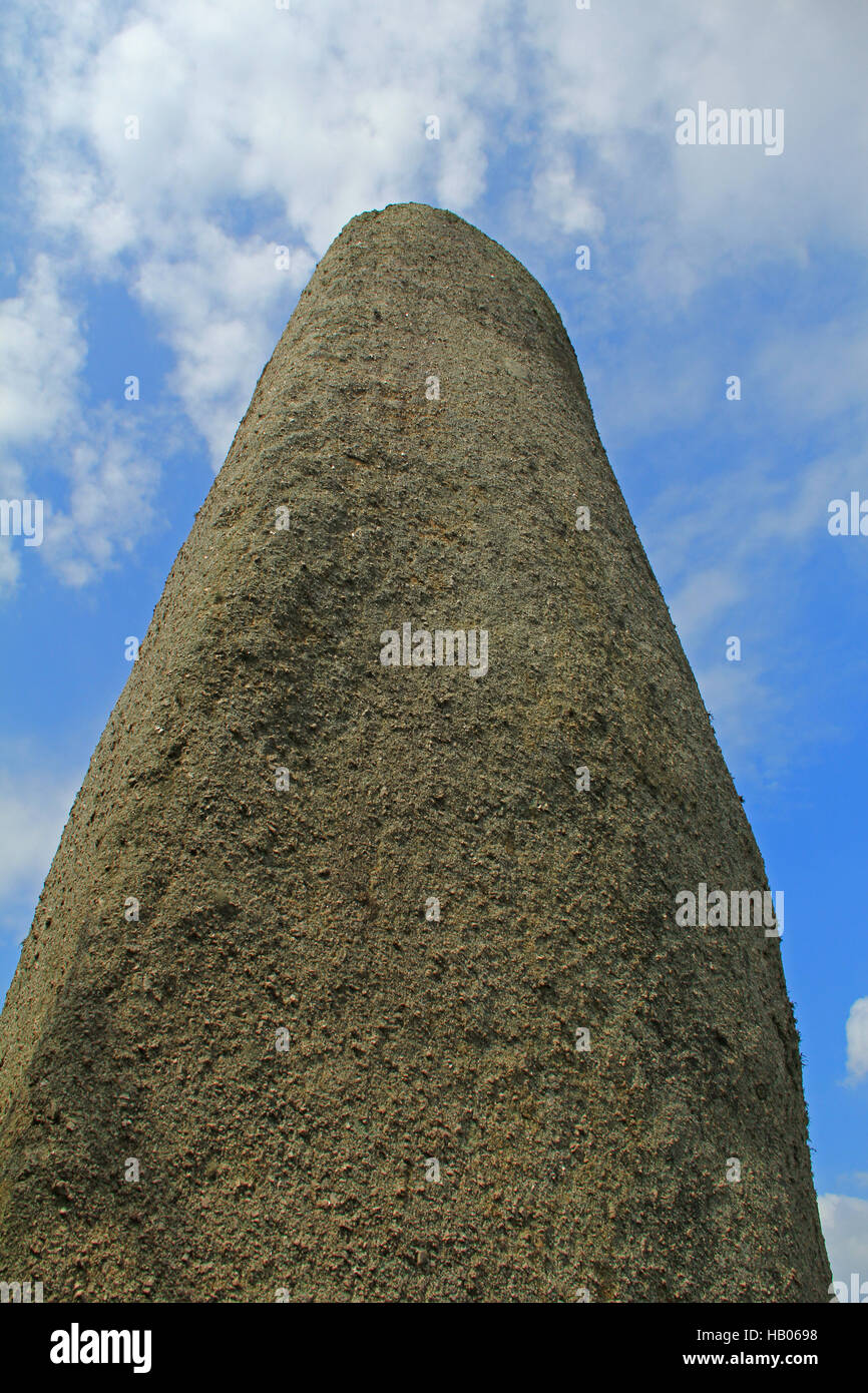 Menhir de Kerloas, Finistere, France Stock Photo