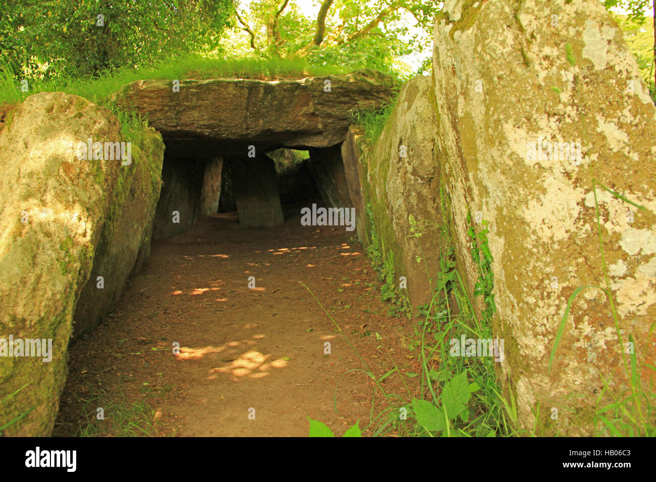 Dolmen in Brittany, France Stock Photo Alamy