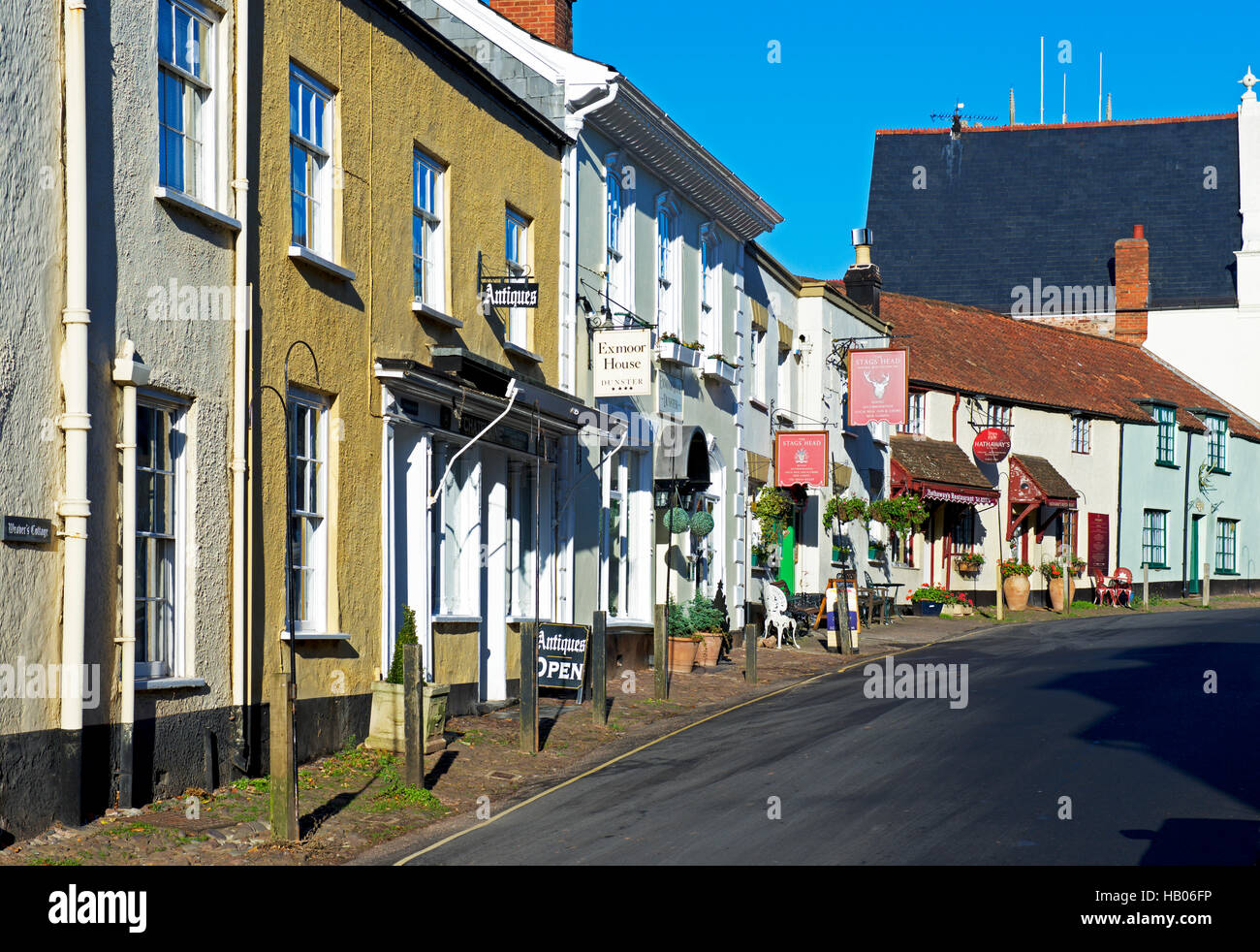Dunster somerset village hires stock photography and images Alamy