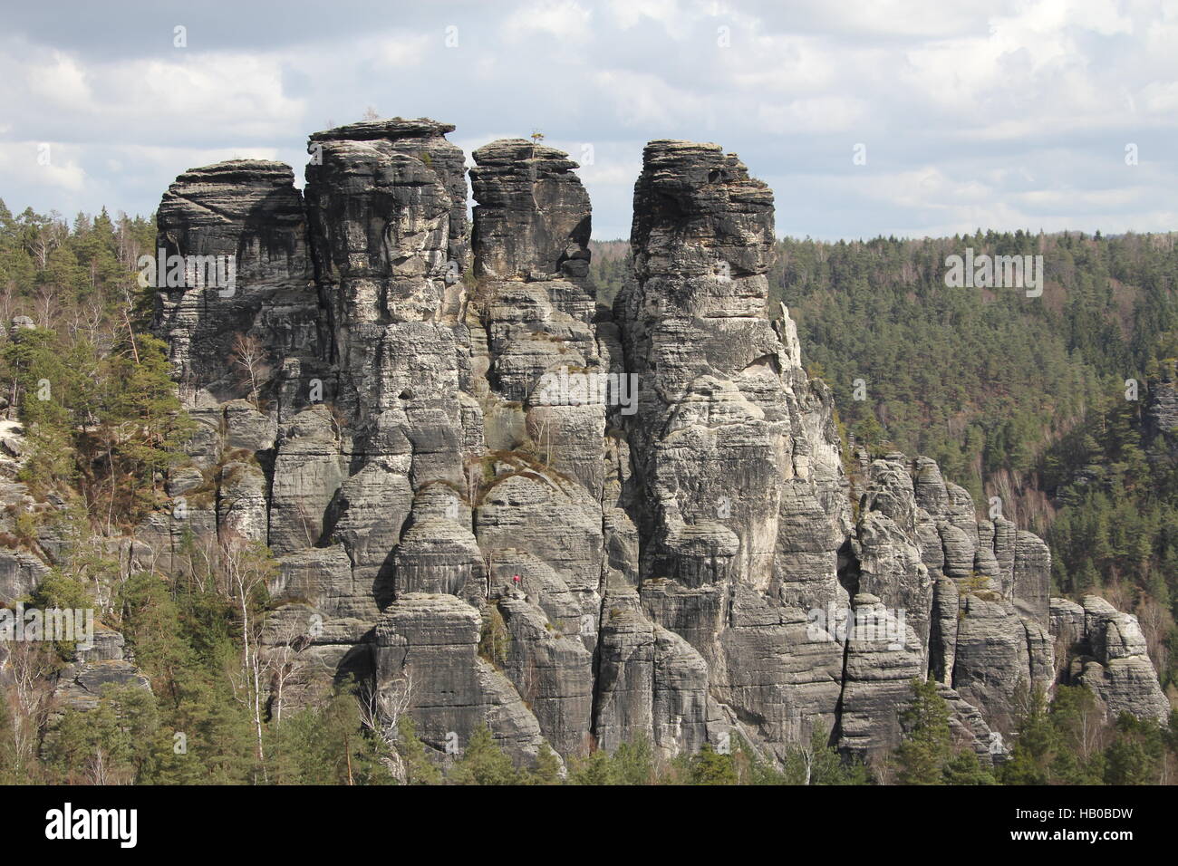 Sandsteingebirge Stock Photo
