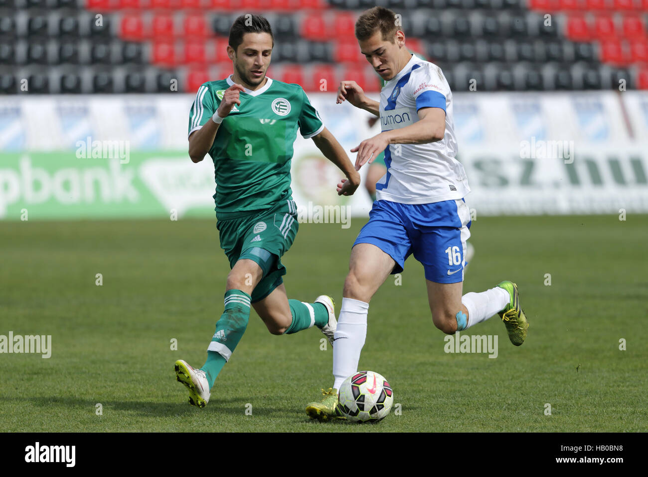 Carlos Auzqui of Ferencvarosi TC reacts during the Hungarian OTP Bank  News Photo - Getty Images