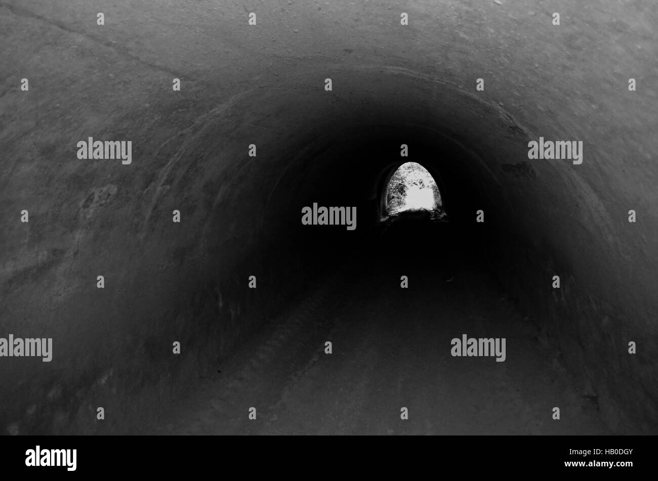 Urban exploration inside a tunnel Stock Photo Alamy