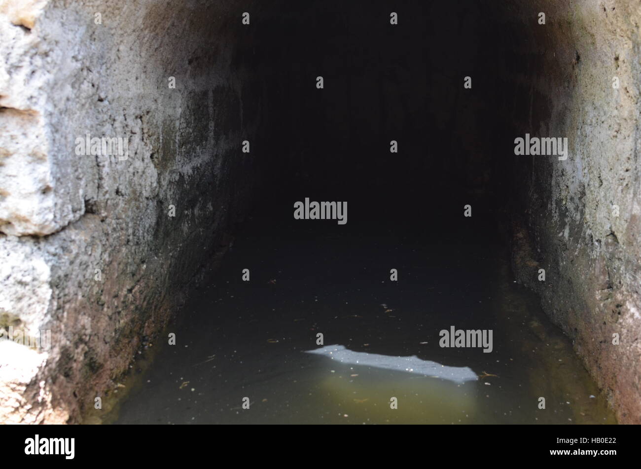 Urban exploration inside a tunnel Stock Photo Alamy