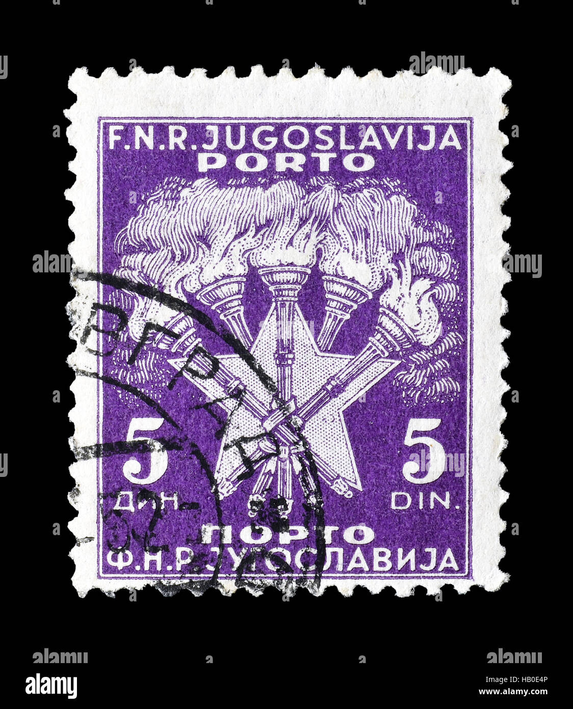 Yugoslavia stamp 1946 Stock Photo - Alamy