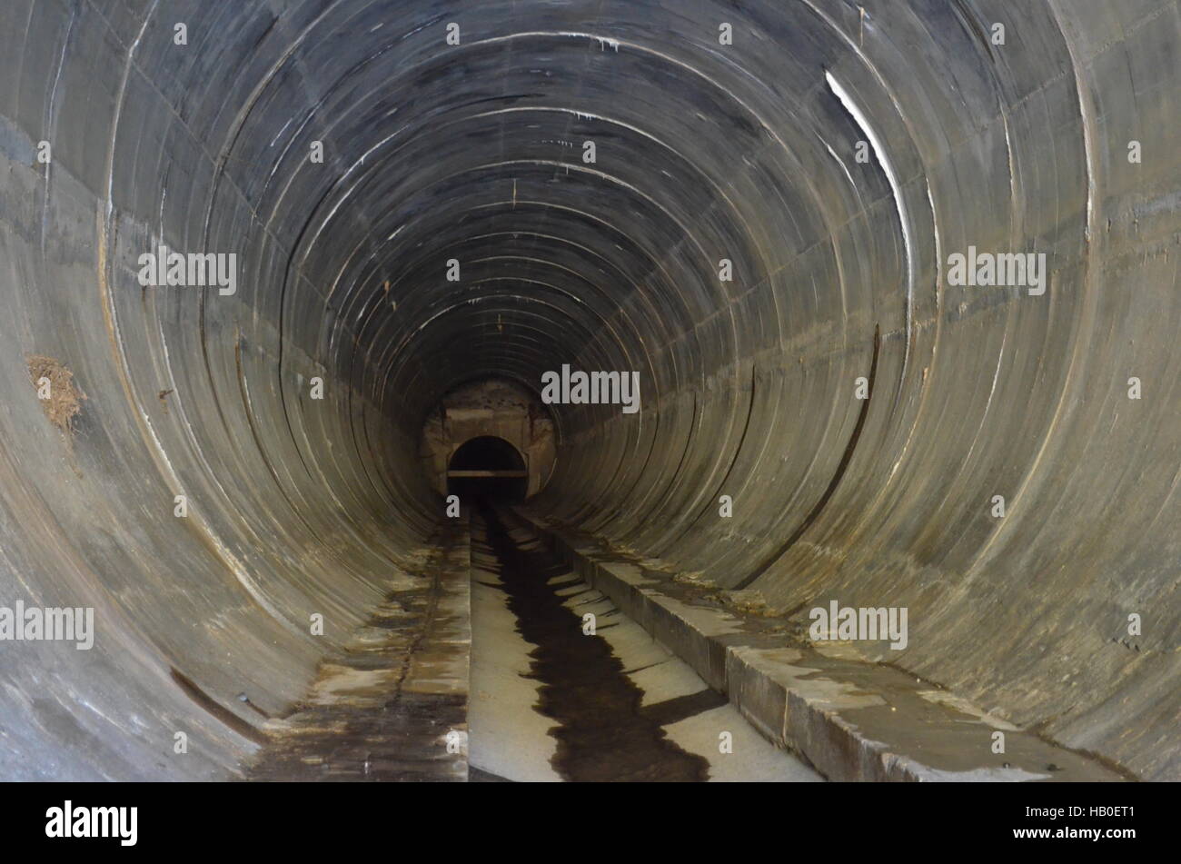 Urban exploration inside a tunnel Stock Photo Alamy