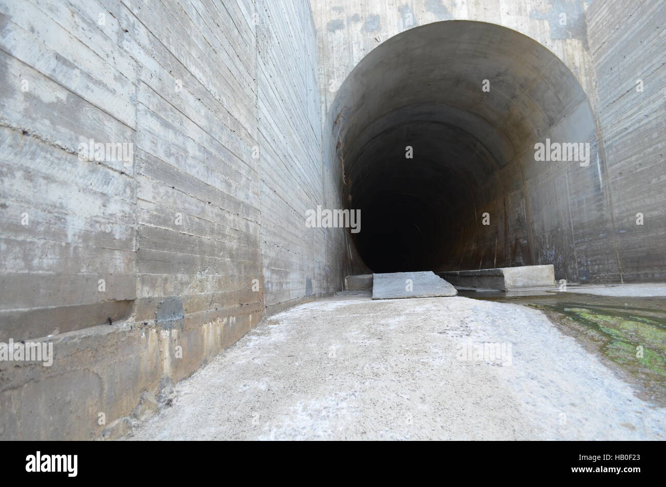 Urban exploration inside a tunnel Stock Photo Alamy