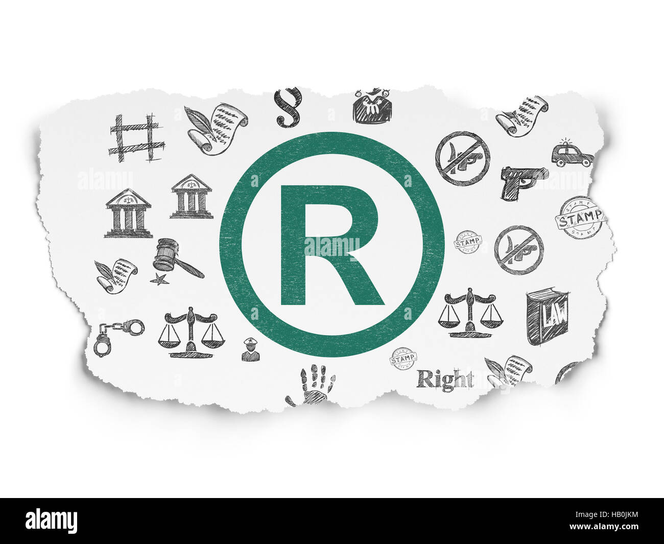 law-concept-registered-on-torn-paper-background-stock-photo-alamy