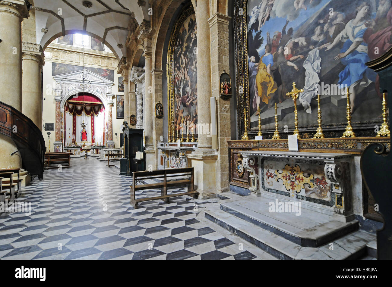 Sant Agata, cathedral, Gallipoli, Italy Stock Photo Alamy