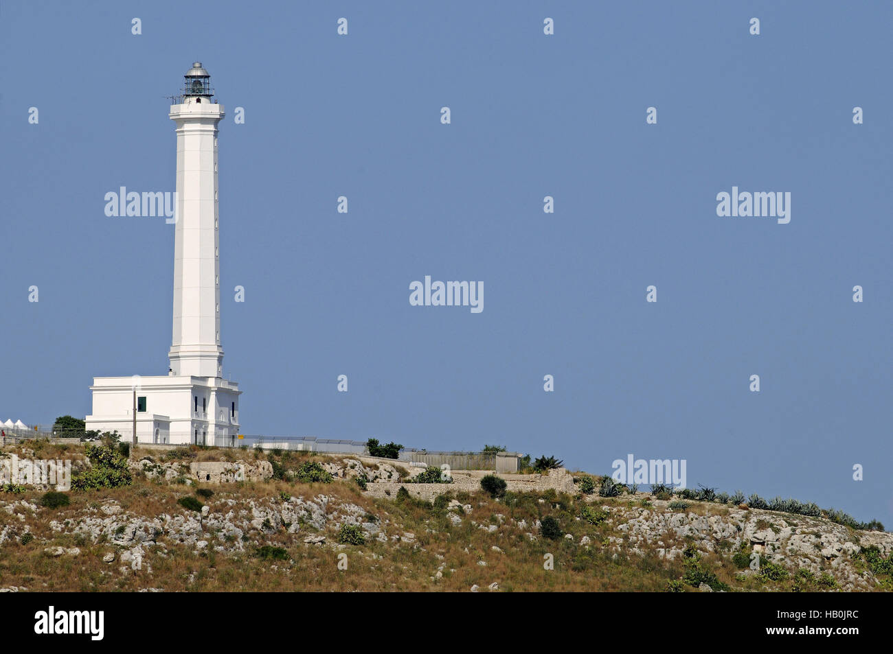 lighthouse, Santa Maria di Leuca, Italy Stock Photo