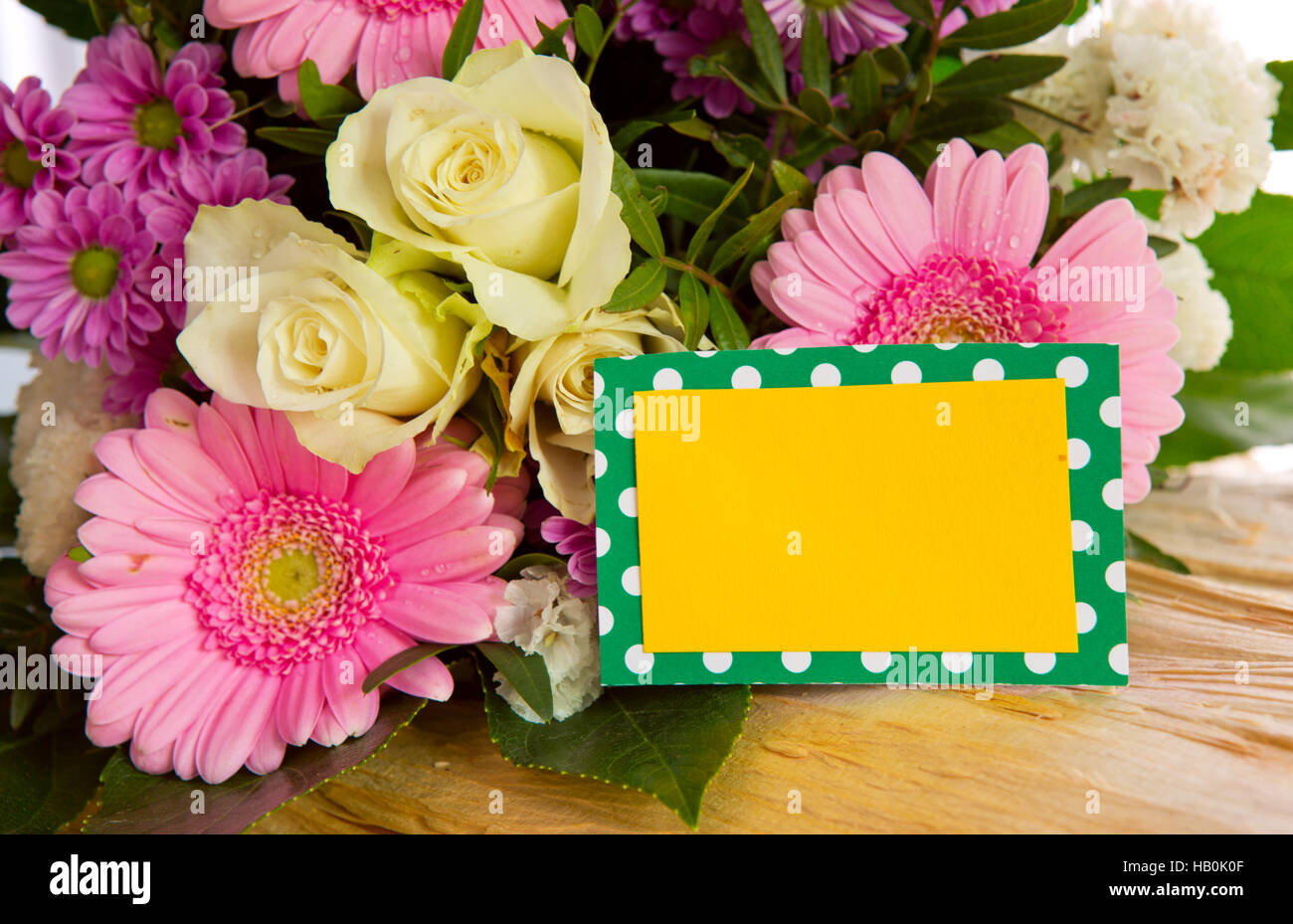 Bouquet of flowers card hires stock photography and images Alamy