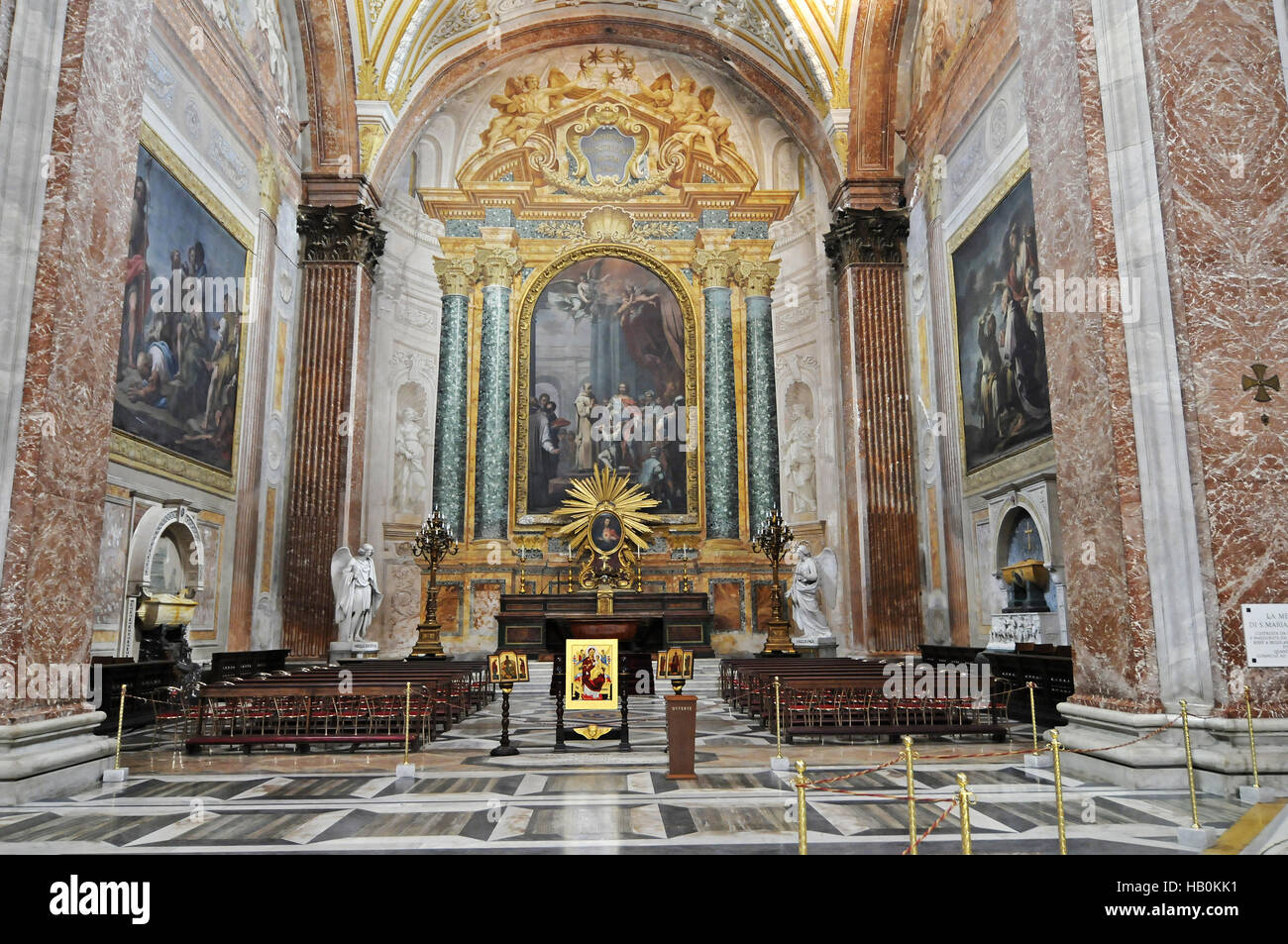 Basilica of St Mary, Rome, Italy Stock Photo - Alamy