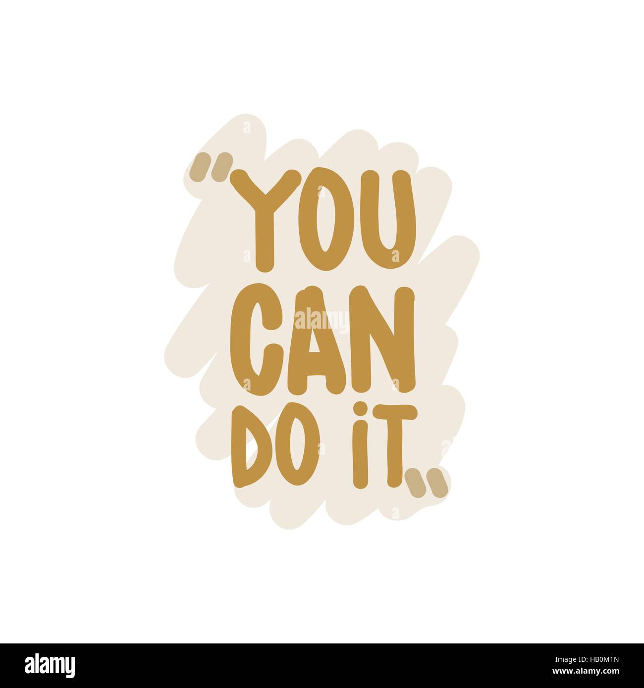You can do it Stock Vector Image & Art Alamy