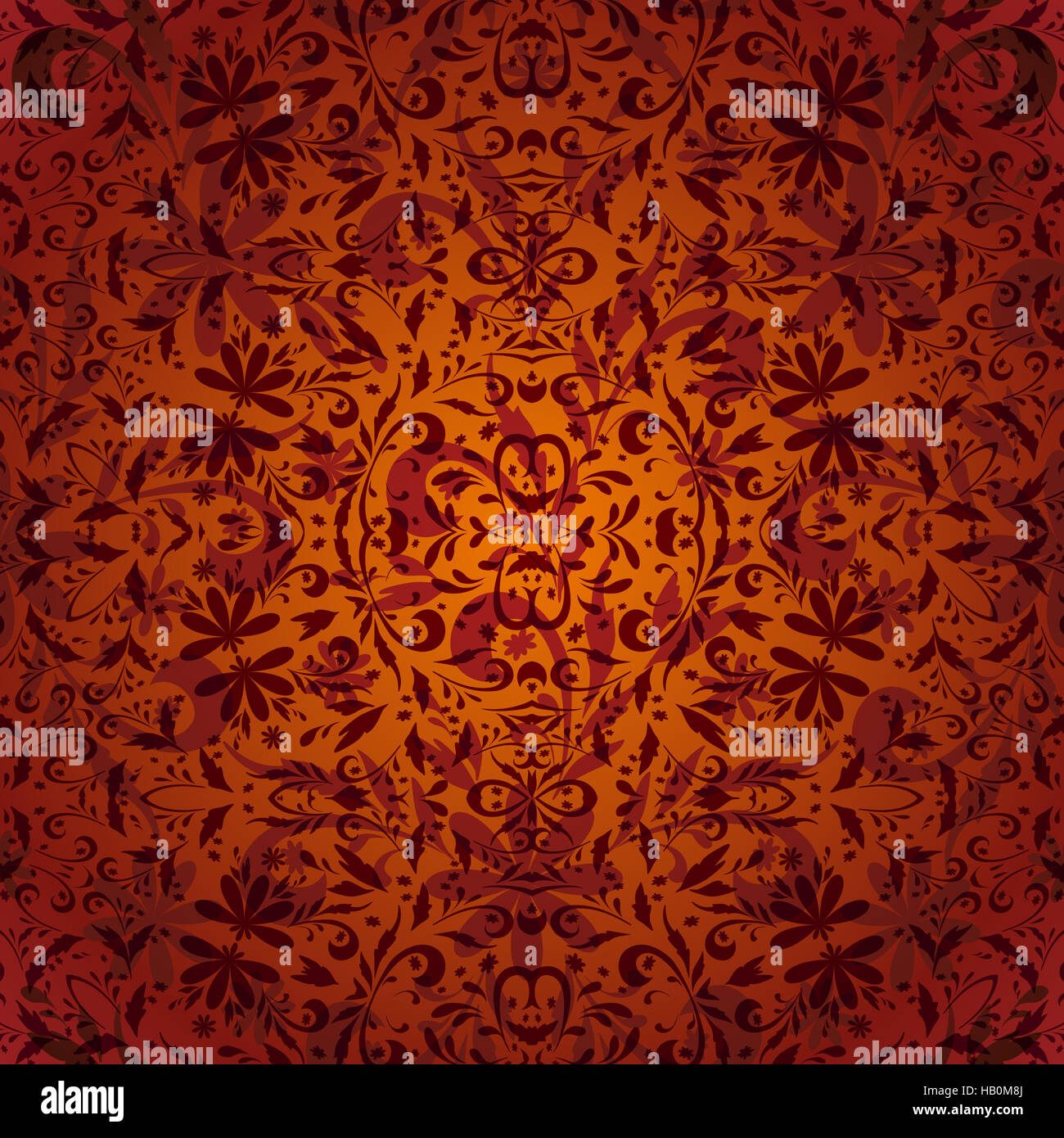 Seamless Floral Pattern Stock Photo - Alamy
