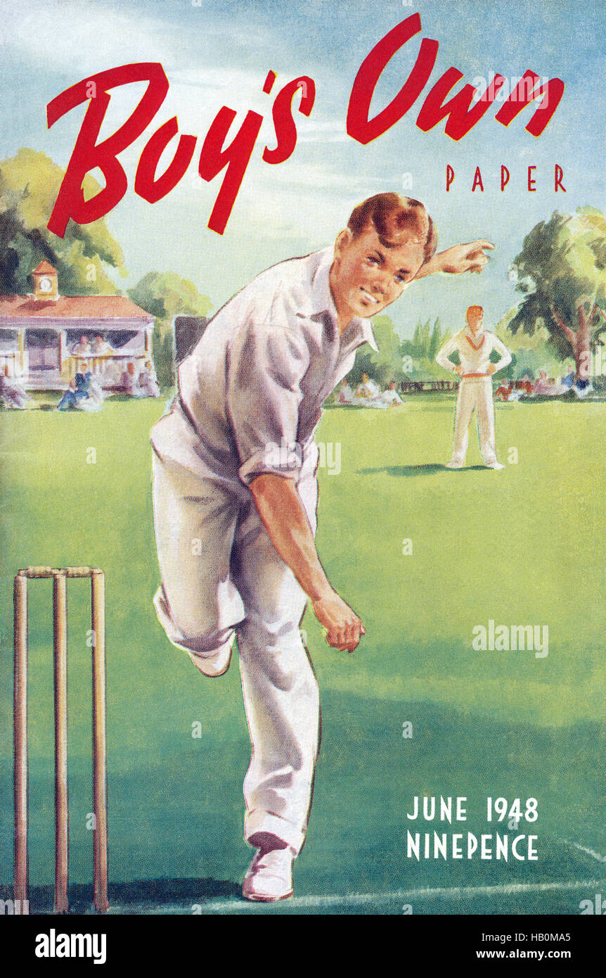 Front cover of The Boy's Own Paper for June 1948 Stock Photo