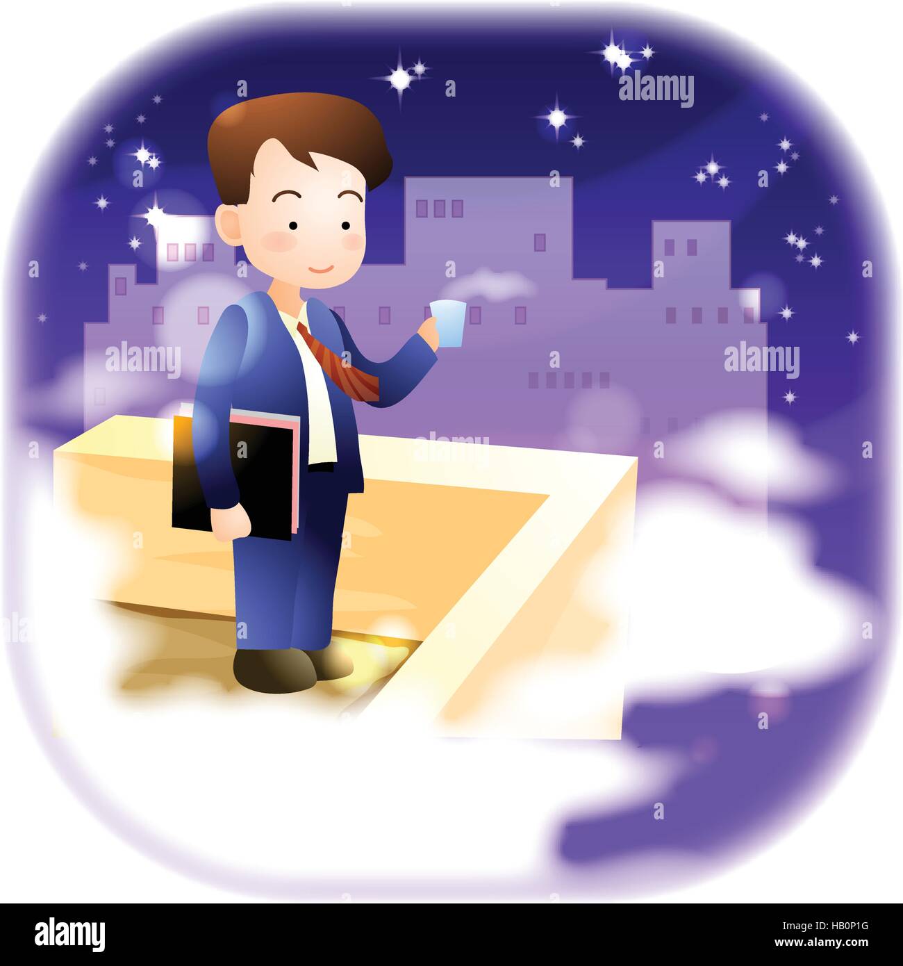 Business Illustration Painting Stock Vector Image & Art - Alamy