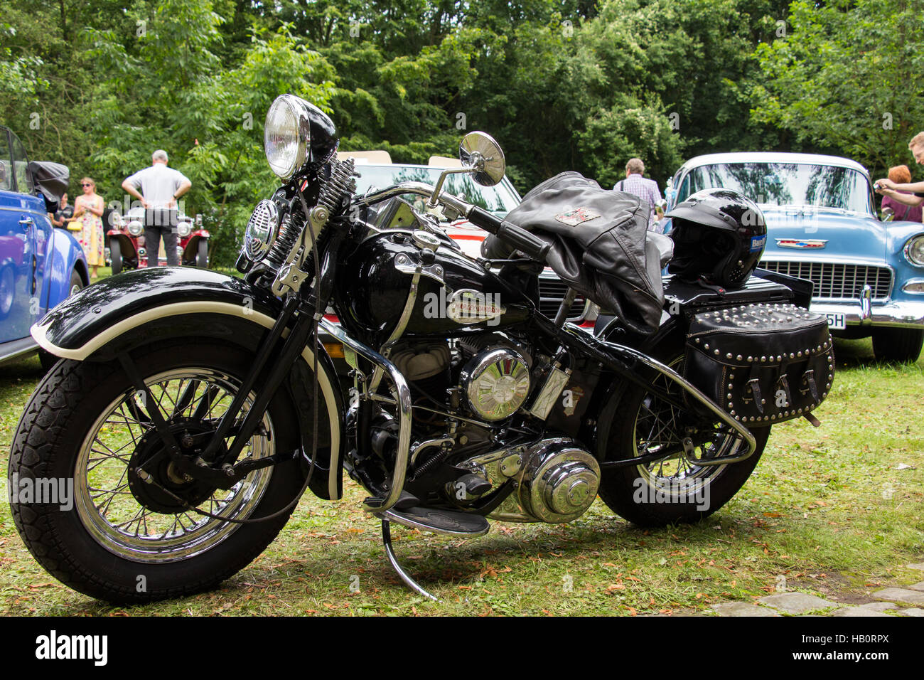 Harley Davidson Oldtimer Stock Photo - Alamy