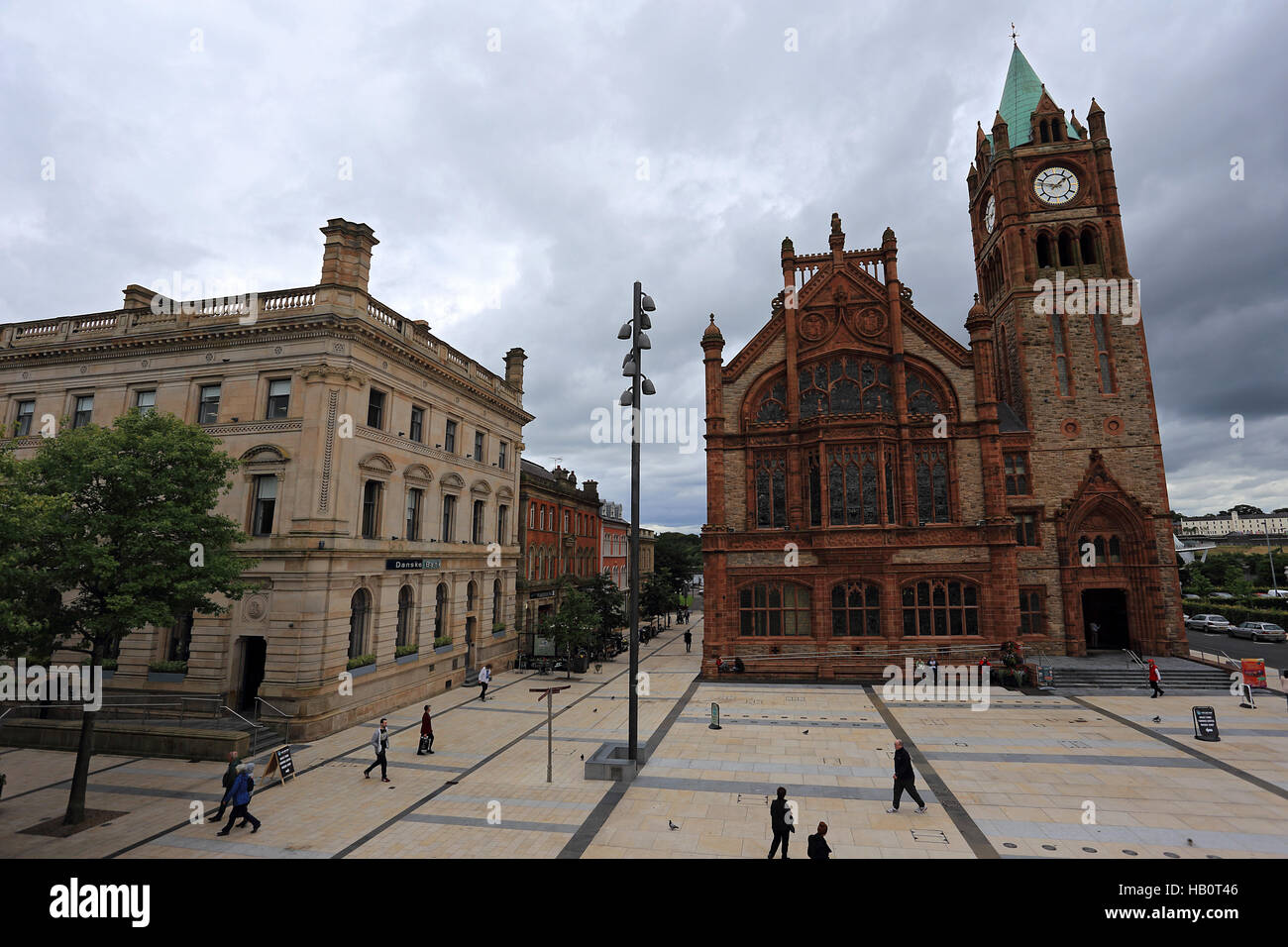 Guildhall, Londonderry, Northern Ireland, UK Stock Photo