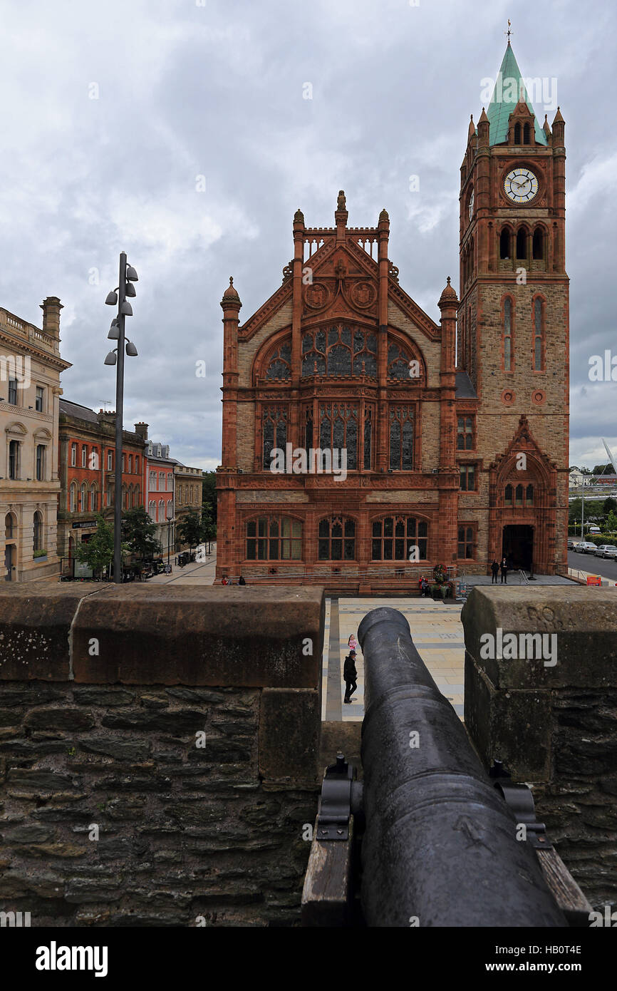 Guildhall, Londonderry, Northern Ireland, UK Stock Photo