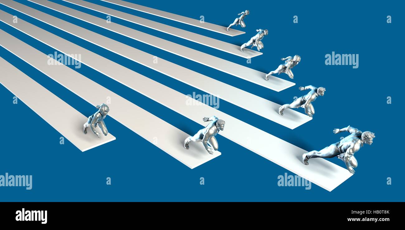 High Performance and Focused Individual as Concept Stock Photo - Alamy