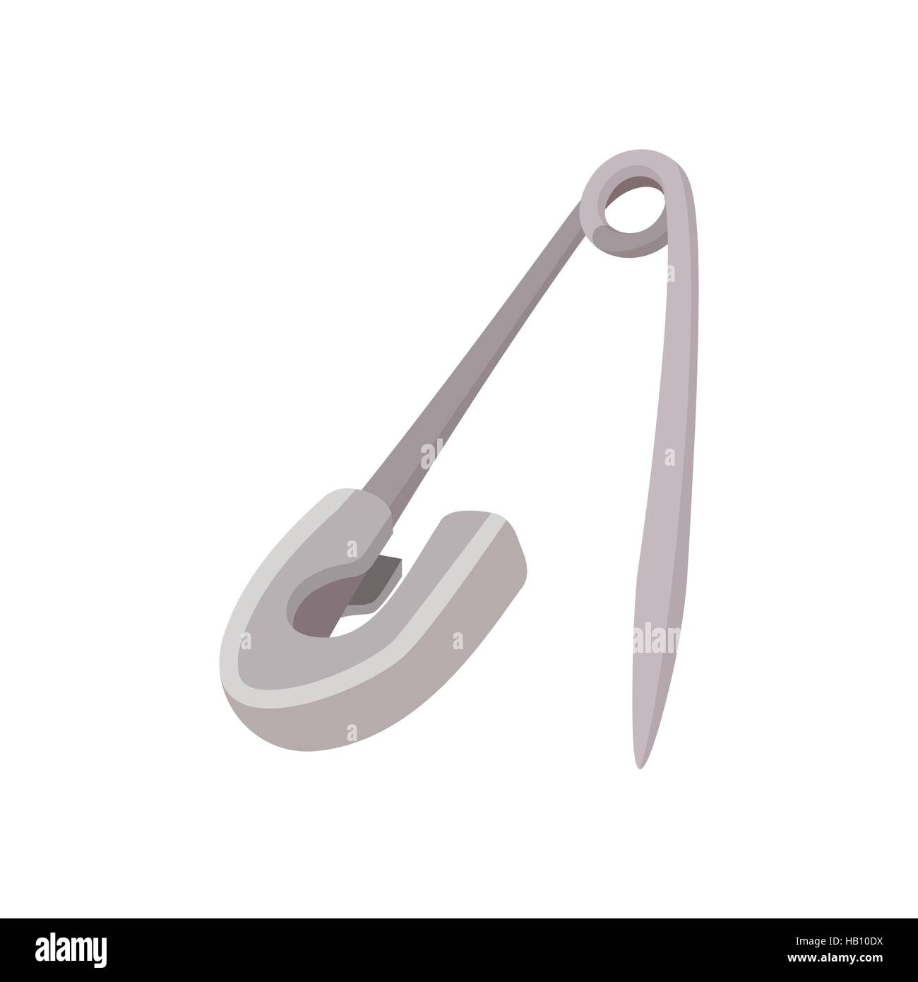 Open safety pin cartoon icon Stock Vector Image & Art - Alamy
