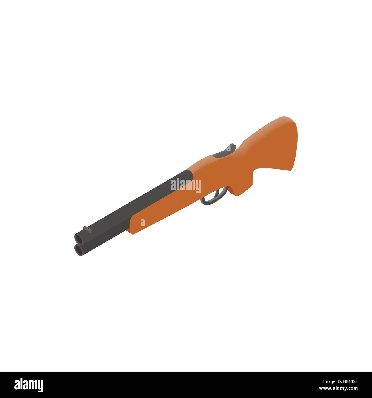 Hunting shotgun isometric 3d icon Stock Vector Image & Art - Alamy