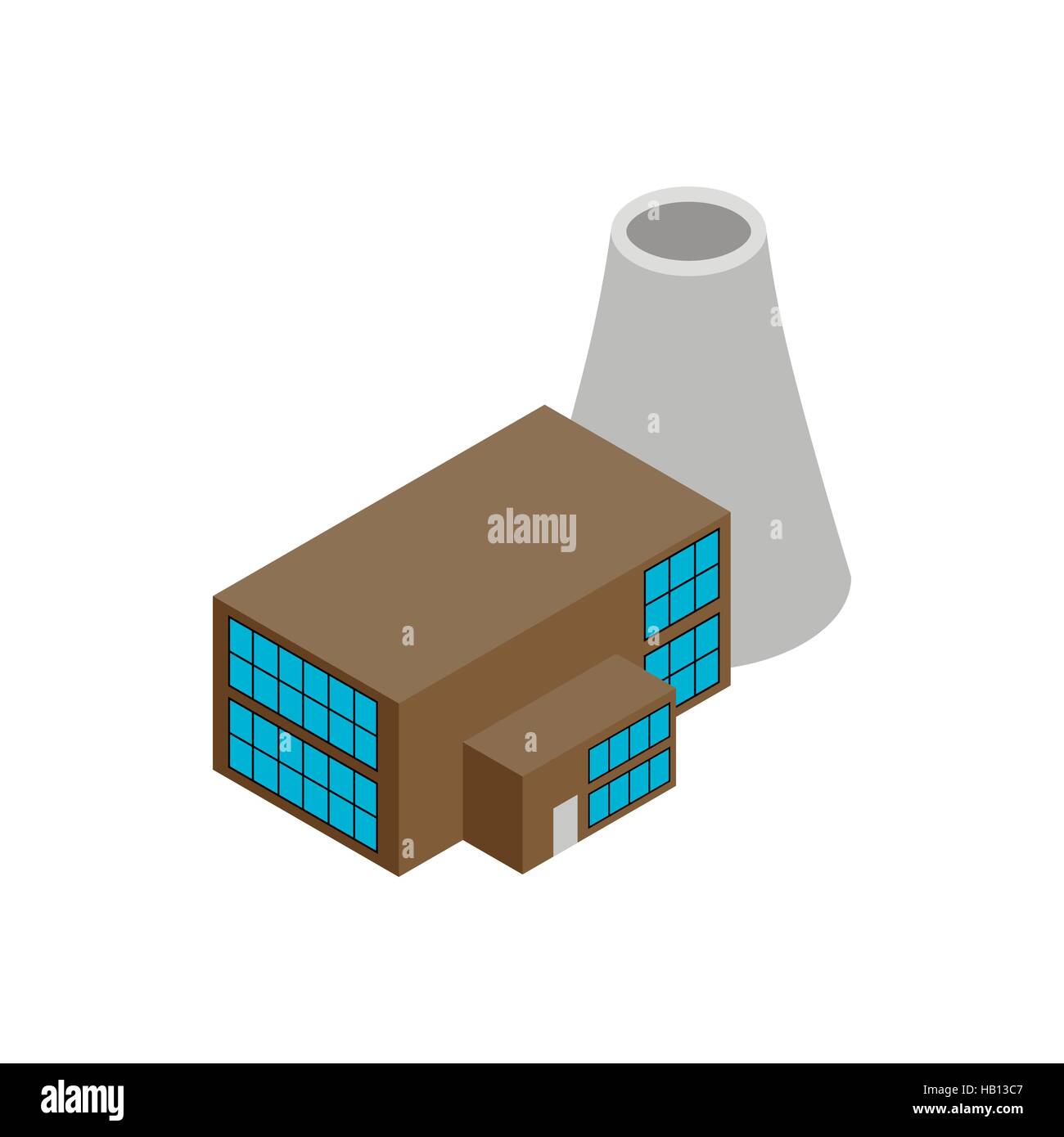 Nuclear power plant 3d isometric icon Stock Vector Image & Art - Alamy