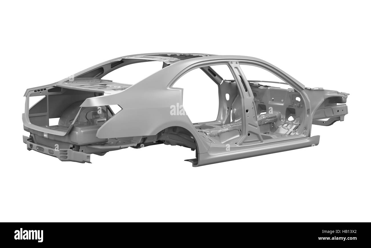 Unibody Car Chassis Stock Photo
