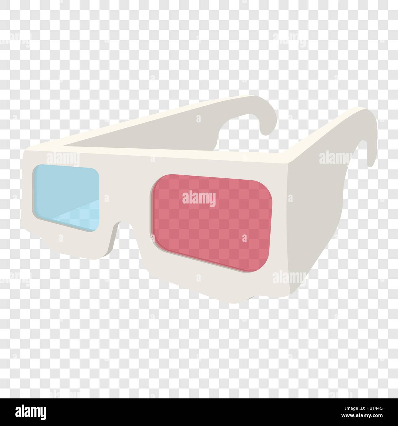 3D Glasses cartoon icon Stock Vector Image & Art - Alamy