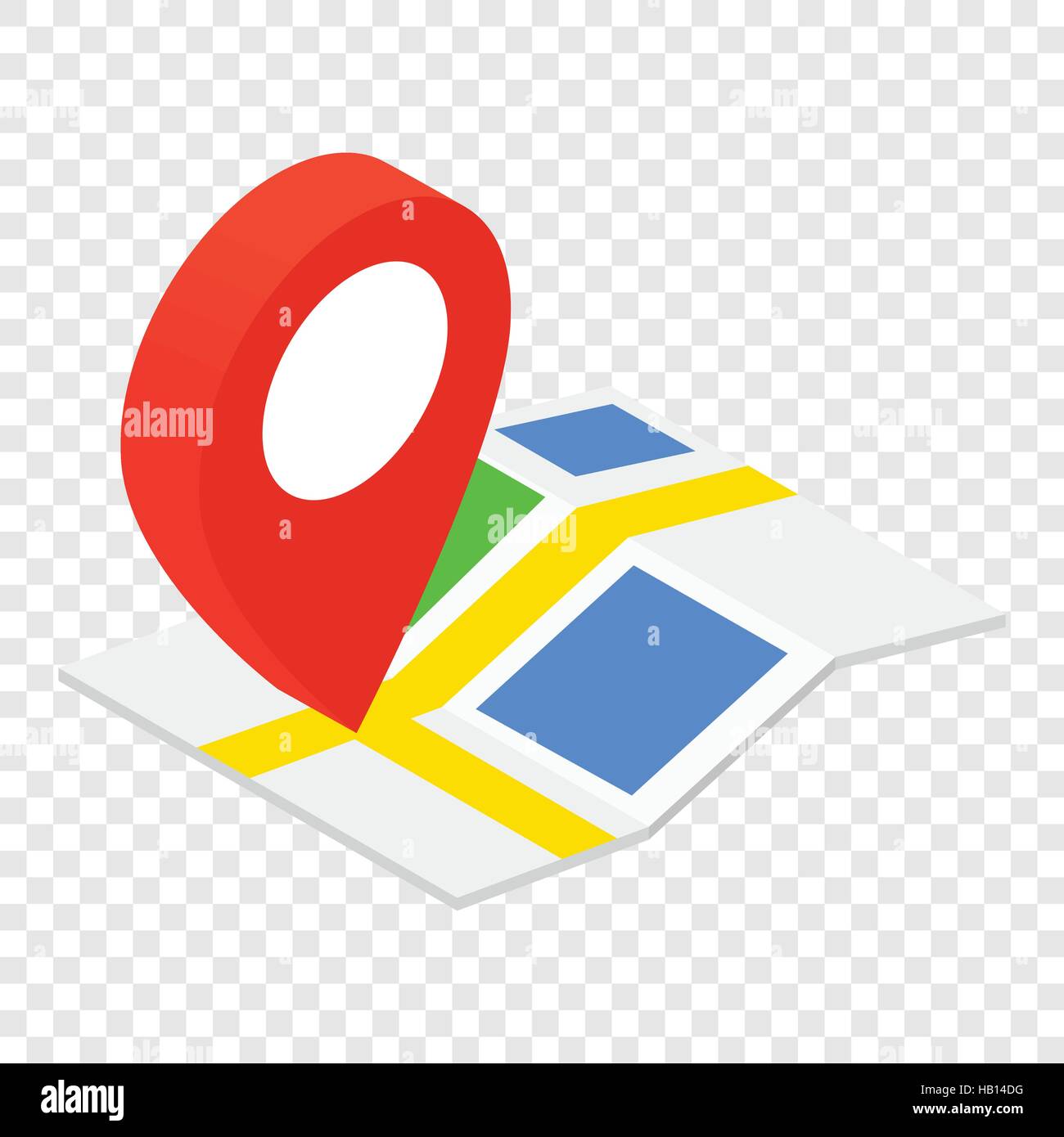Location isometric 3d icon Stock Vector Image & Art - Alamy