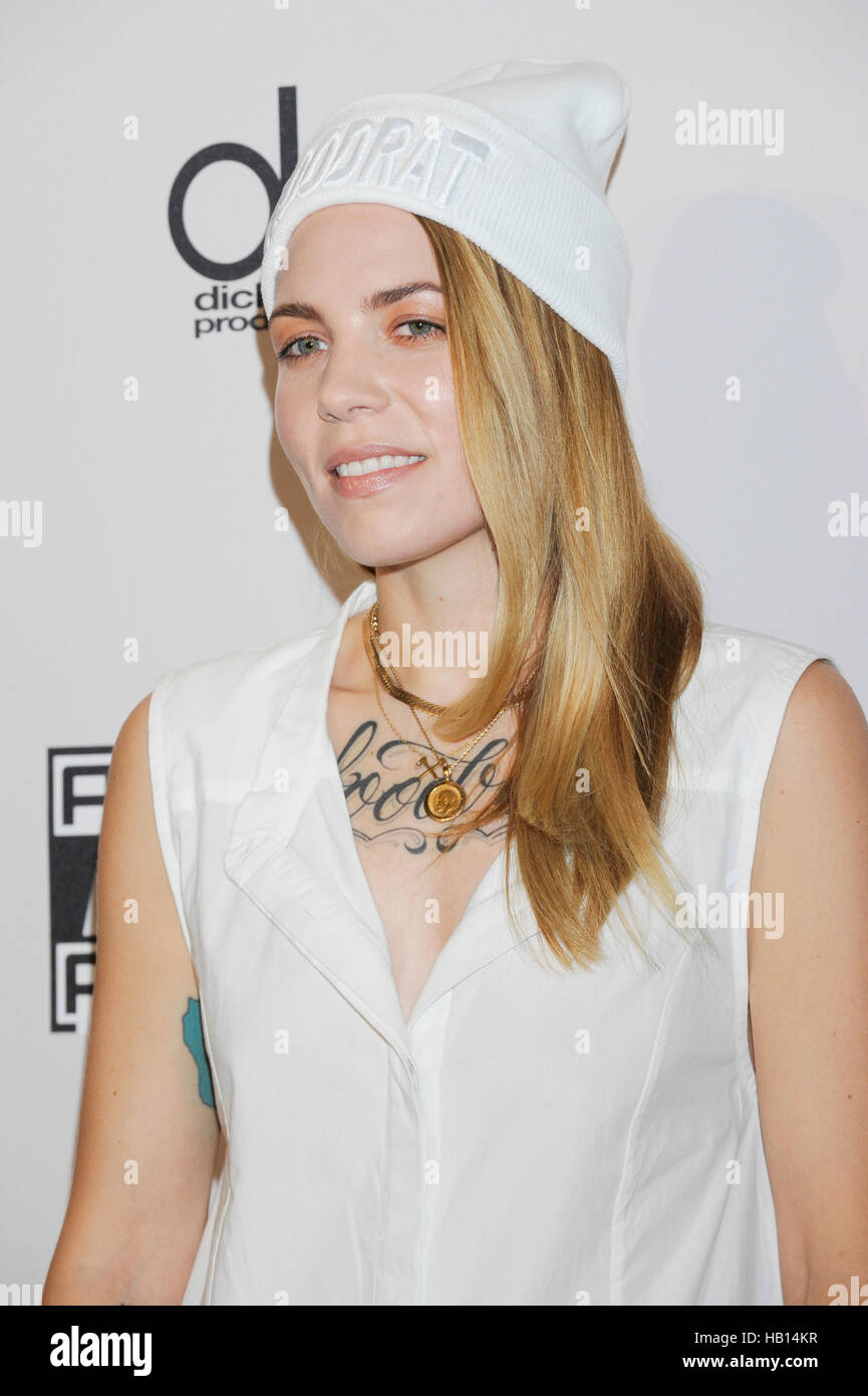 Singer and Songwriter Skylar Grey attends the press room for the American Music Awards at Nokia Theatre L.A. Live on November 23, 2014 in Los Angeles, California. Stock Photo