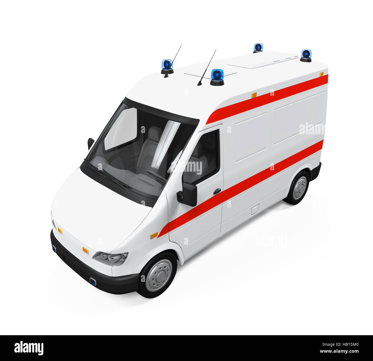 Ambulance Car Isolated Stock Photo Alamy