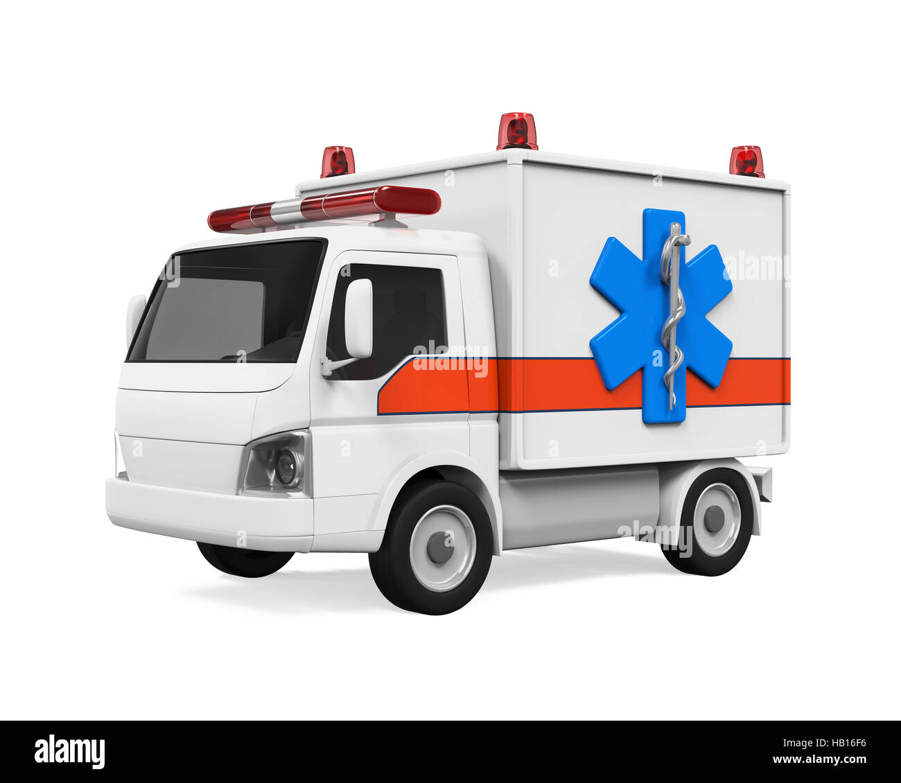 Ambulance Car Isolated Stock Photo Alamy