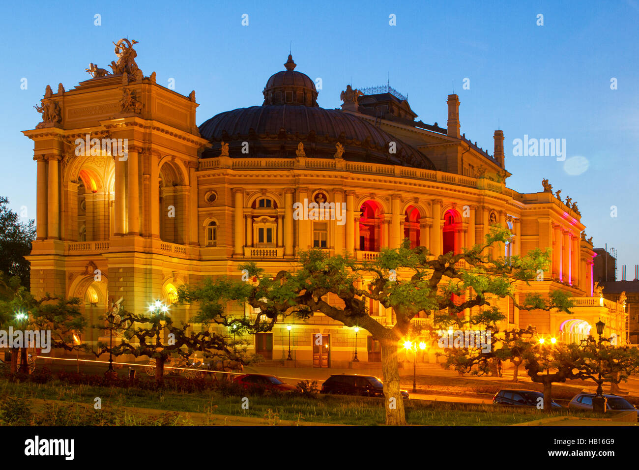 Odessa Opera and Ballet Theater Stock Photo