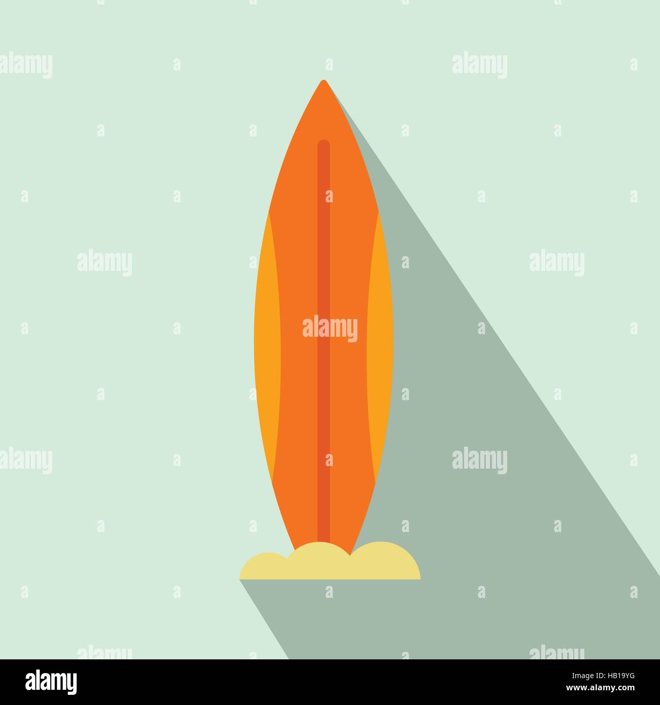 Surfboard flat icon Stock Vector Image & Art - Alamy