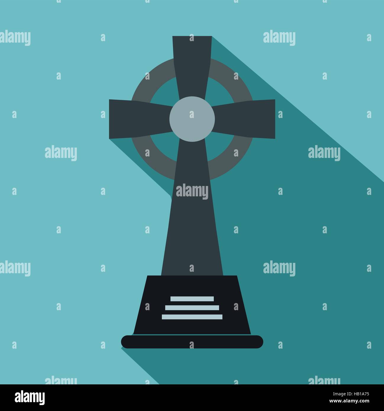 Tombstone flat icon Stock Vector Image & Art - Alamy