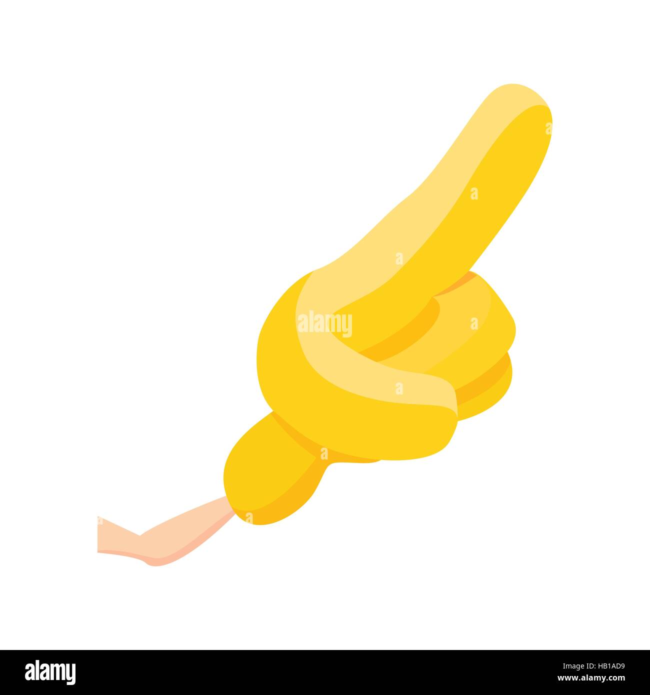 Foam finger baseball cartoon icon Stock Vector Image & Art Alamy