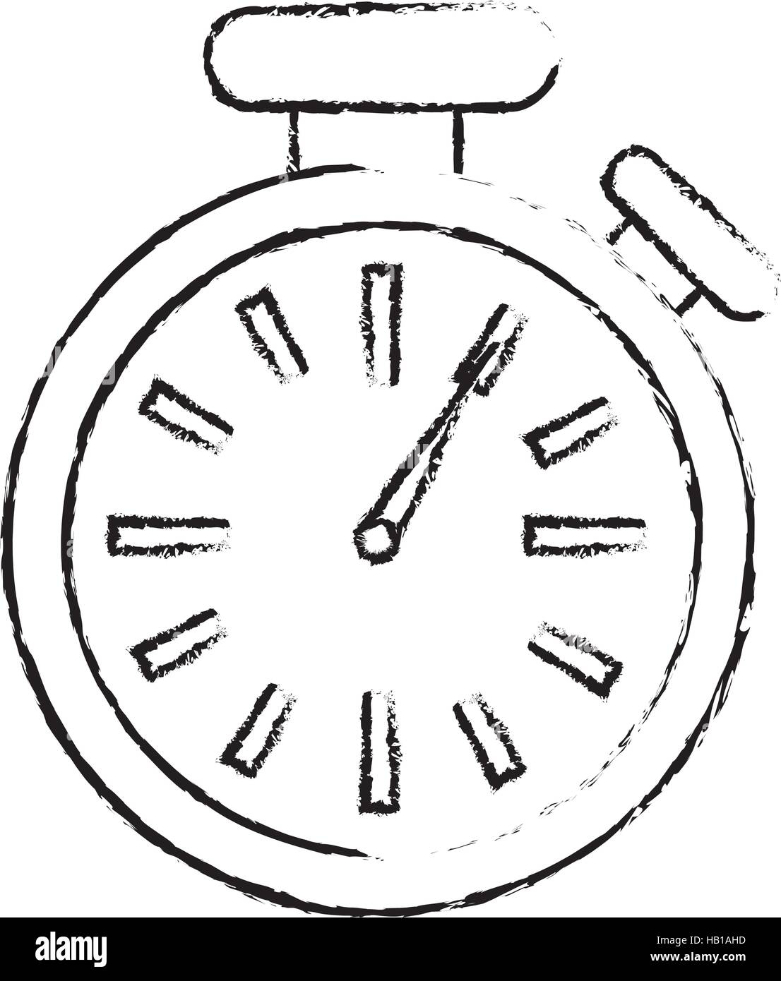 chronometer time device icon over white background. vector illustration ...
