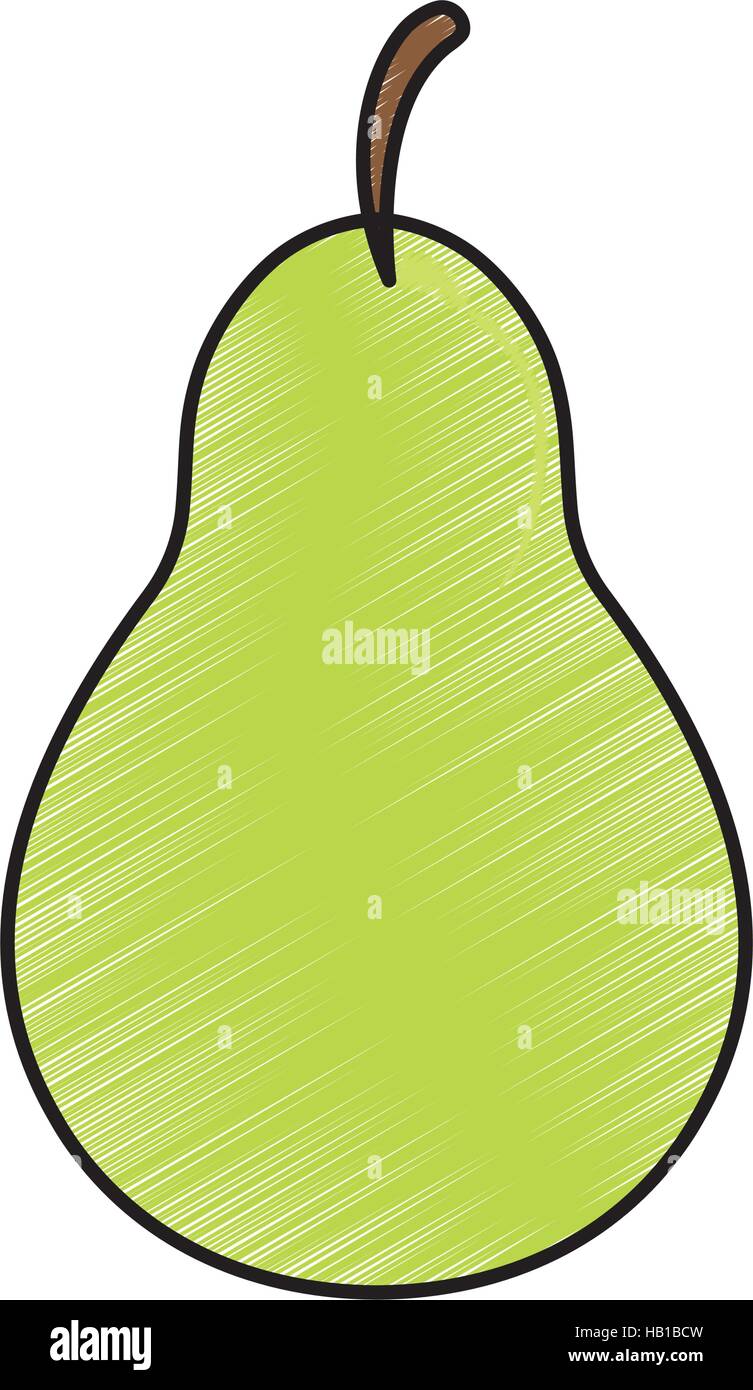 pear fruit icon image vector illustration design Stock Vector Image ...