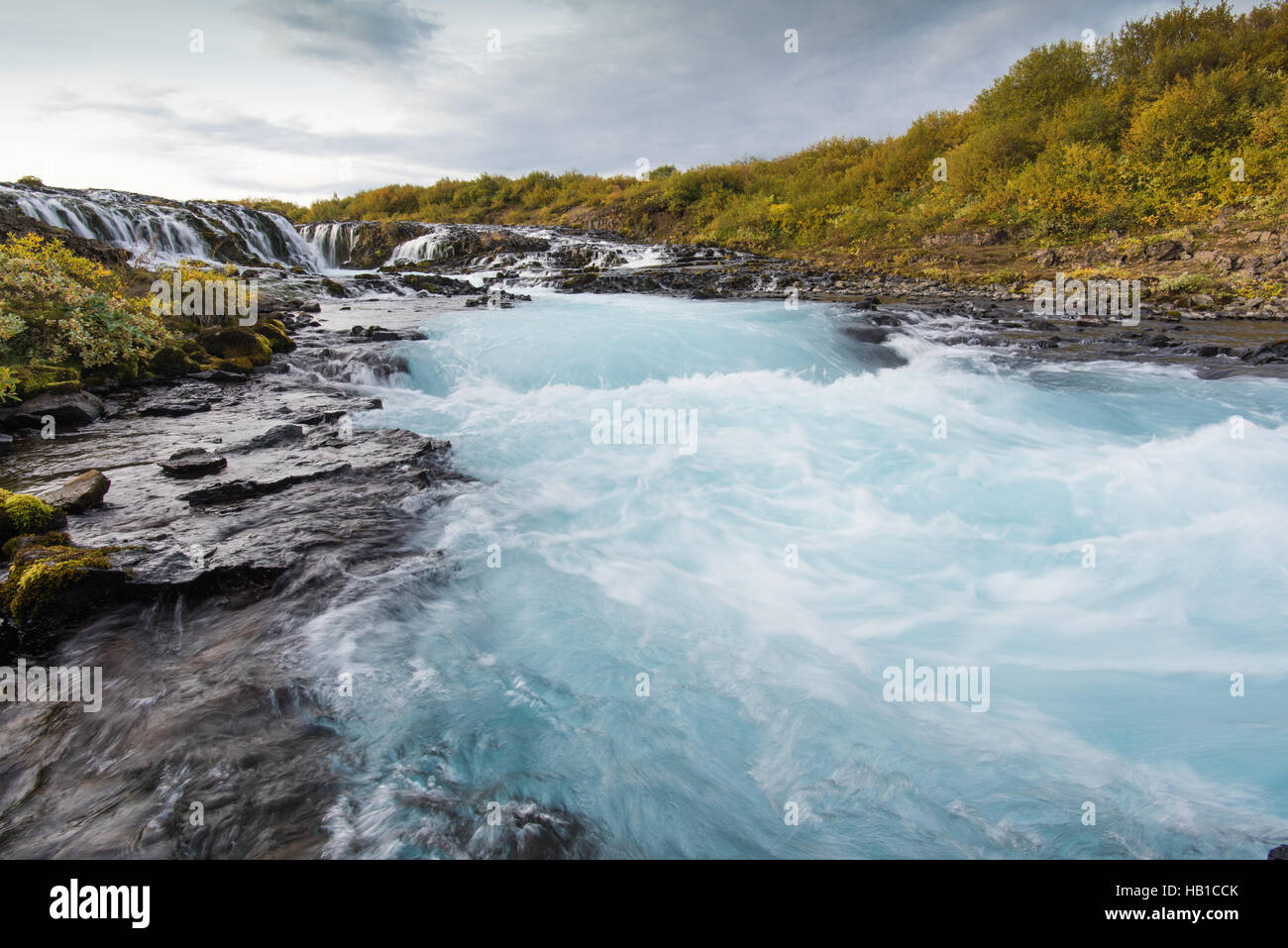 Bruarfoss -Iceland- Stock Photo