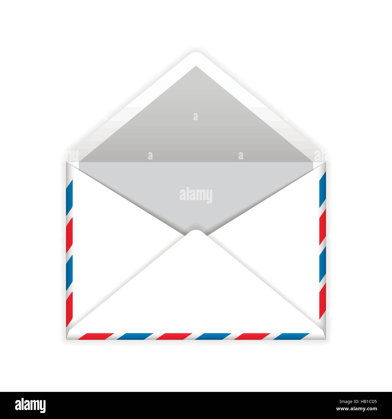 Open envelope mail flat icon Stock Vector Image & Art - Alamy