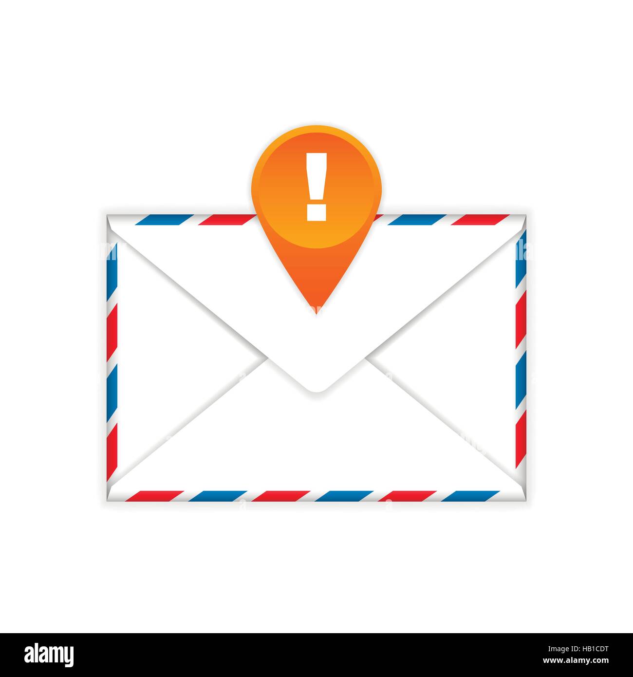 Blue envelope check mark icon hi-res stock photography and images - Alamy