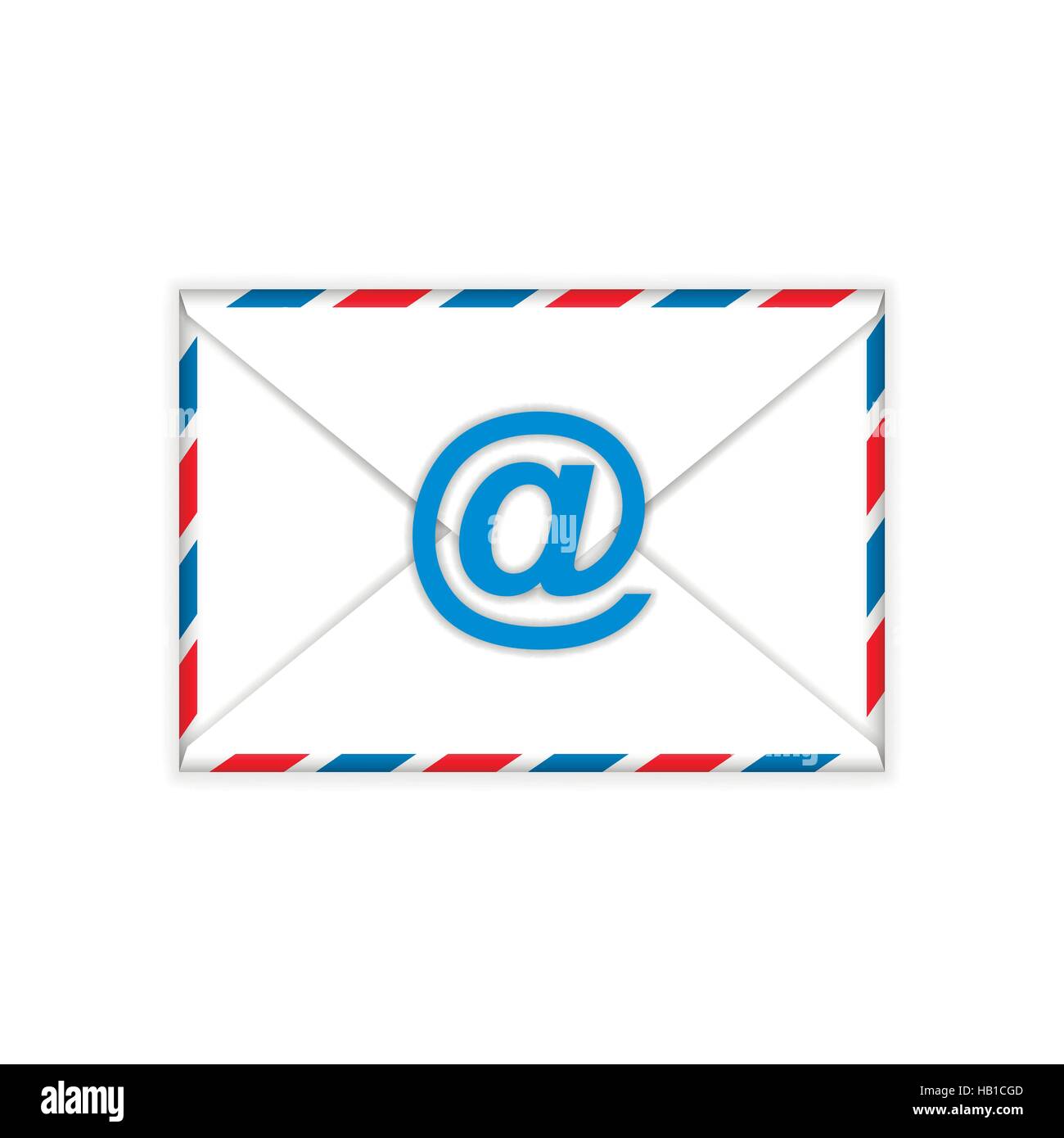Letter vector seal isolated e mail Stock Vector Images - Alamy