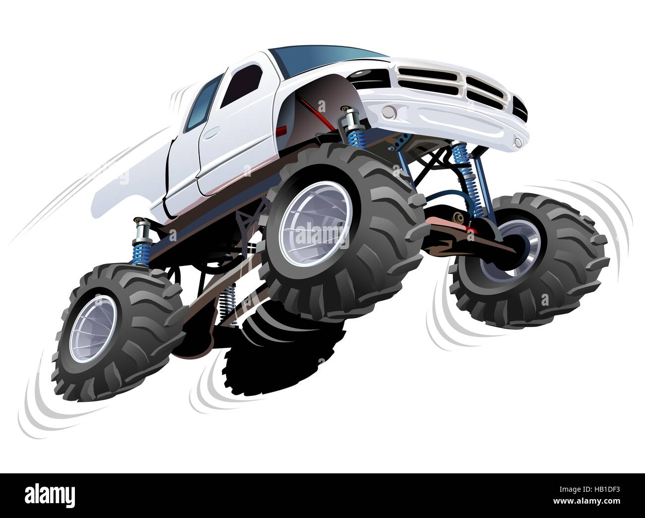 Cartoon Monster Truck Stock Photo