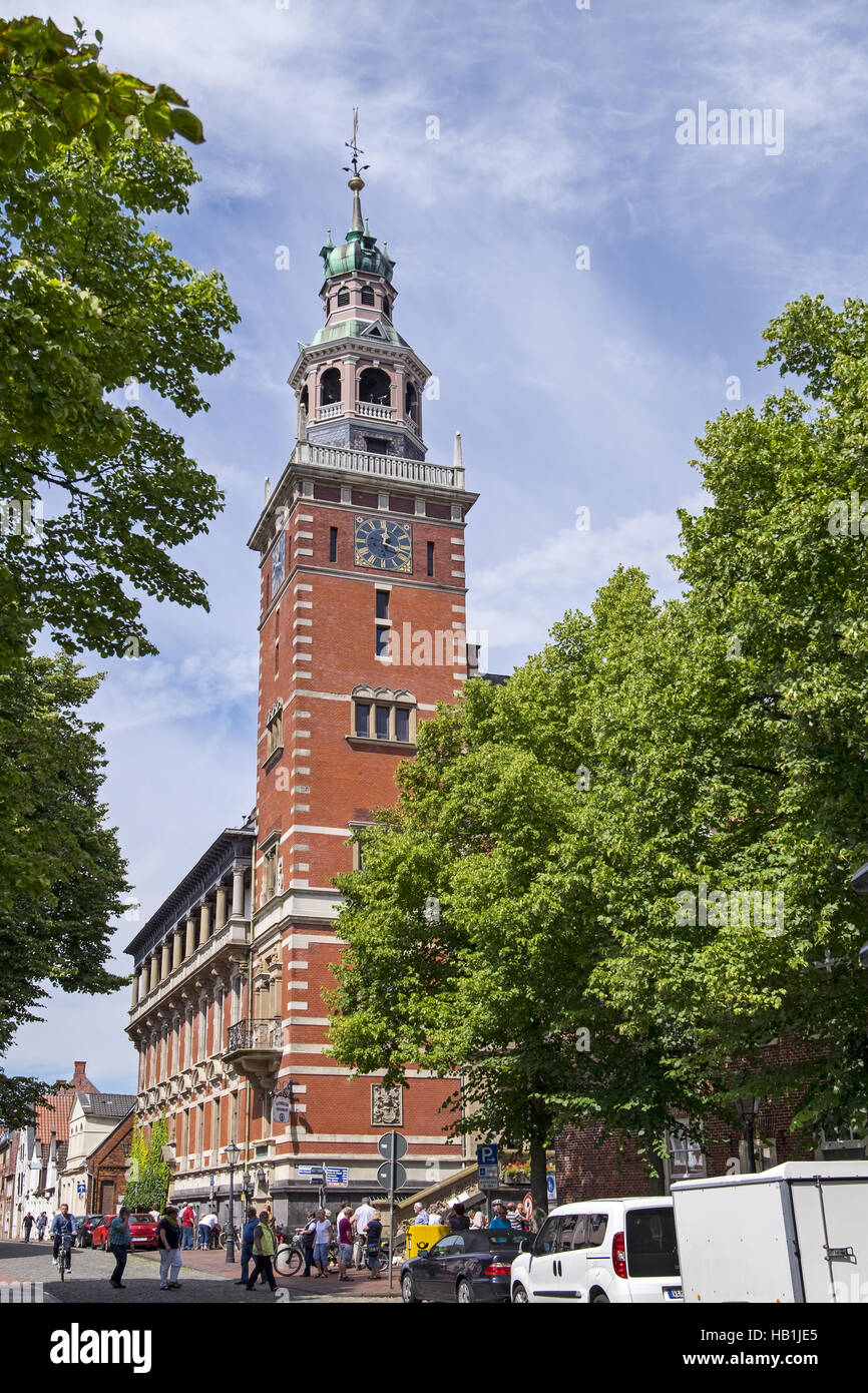 Old City Hall Leer, Ostfriesland Stock Photo