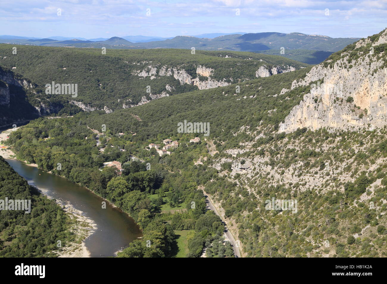 Ardeche Stock Photo