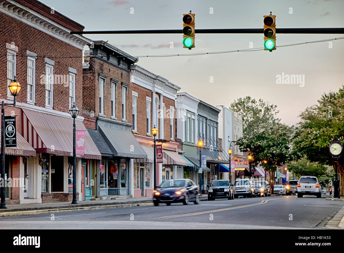 york south carolina white rose city Stock Photo Alamy