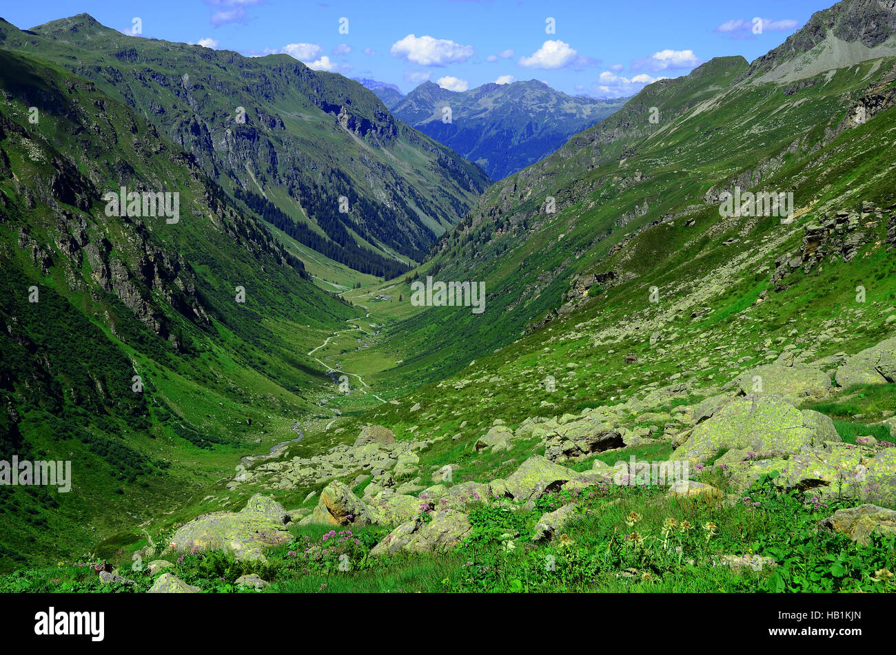 landscape, alps, mountains, Austria, Europe Stock Photo