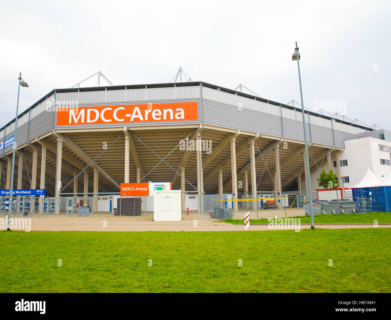 Impressionen aus Magdeburg-MDCC-Arena Stock Photo