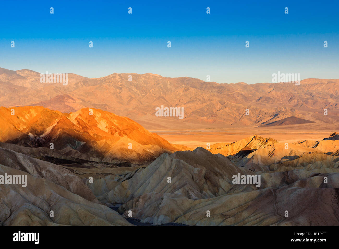 Zabriskie Point is a part of Amargosa Range located in east of Death Valley in Death Valley